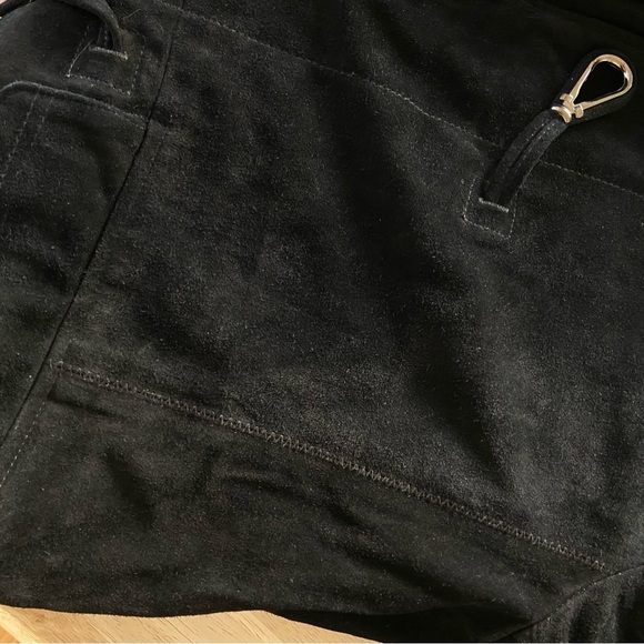 Nautica New With Tags Women’s Genuine Black Suede Jacket Size Medium - Picture 9 of 13